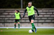 24 October 2021; Louise Quinn during a Republic of Ireland Women training session at Leppavaara Stadium in Helsinki, Finland. Photo by Stephen McCarthy/Sportsfile