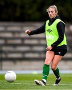 24 October 2021; Megan Connolly during a Republic of Ireland Women training session at Leppavaara Stadium in Helsinki, Finland. Photo by Stephen McCarthy/Sportsfile