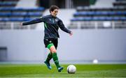 24 October 2021; Niamh Fahey during a Republic of Ireland Women training session at Leppavaara Stadium in Helsinki, Finland. Photo by Stephen McCarthy/Sportsfile
