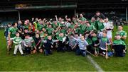 24 October 2021; Kilmallock players and supporters celebrate with the cup after the Limerick County Senior Club Hurling Championship Final match between Kilmallock and Patrickswell at TUS Gaelic Grounds in Limerick. Photo by Piaras Ó Mídheach/Sportsfile