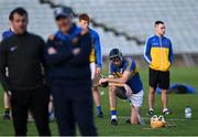 24 October 2021; Diarmuid Byrnes of Patrickswell, 7, dejected after his side's defeat in the Limerick County Senior Club Hurling Championship Final match between Kilmallock and Patrickswell at TUS Gaelic Grounds in Limerick. Photo by Piaras Ó Mídheach/Sportsfile