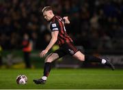 22 October 2021; Ciarán Kelly of Bohemians during the Extra.ie FAI Cup Semi-Final match between Bohemians and Waterford at Dalymount Park in Dublin. Photo by Stephen McCarthy/Sportsfile
