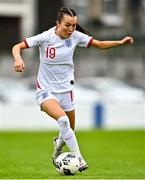 23 October 2021; Deearna Goodwin of England during the UEFA Women's U19 Championship Qualifier match between England and Northern Ireland at Jackman Park in Limerick. Photo by Eóin Noonan/Sportsfile