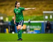23 October 2021; Darcy Boyle of Northern Ireland during the UEFA Women's U19 Championship Qualifier match between England and Northern Ireland at Jackman Park in Limerick. Photo by Eóin Noonan/Sportsfile