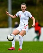 23 October 2021; Mia Ross of England during the UEFA Women's U19 Championship Qualifier match between England and Northern Ireland at Jackman Park in Limerick. Photo by Eóin Noonan/Sportsfile