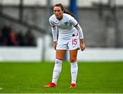 23 October 2021; Grace Clinton of England during the UEFA Women's U19 Championship Qualifier match between England and Northern Ireland at Jackman Park in Limerick. Photo by Eóin Noonan/Sportsfile