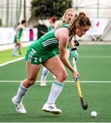 24 October 2021; Sarah Torrans of Ireland during the FIH Women's World Cup European Qualifier Final match between Ireland and Wales at Pisa in Italy. Photo by Roberto Bregani/Sportsfile