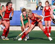 24 October 2021; Niamh Carey of Ireland in action during the FIH Women's World Cup European Qualifier Final match between Ireland and Wales at Pisa in Italy. Photo by Roberto Bregani/Sportsfile