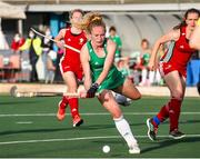 24 October 2021; Michelle Carey of Ireland in action during the FIH Women's World Cup European Qualifier Final match between Ireland and Wales at Pisa in Italy. Photo by Roberto Bregani/Sportsfile