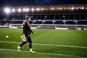 25 October 2021; Goalkeeper Grace Moloney during a Republic of Ireland Women training session at Helsinki Olympic Stadium in Helsinki, Finland. Photo by Stephen McCarthy/Sportsfile