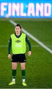 25 October 2021; Lucy Quinn during a Republic of Ireland Women training session at Helsinki Olympic Stadium in Helsinki, Finland. Photo by Stephen McCarthy/Sportsfile