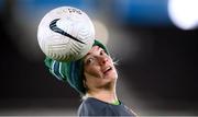 25 October 2021; Saoirse Noonan during a Republic of Ireland Women training session at Helsinki Olympic Stadium in Helsinki, Finland. Photo by Stephen McCarthy/Sportsfile