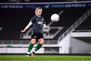 25 October 2021; Diane Caldwell during a Republic of Ireland Women training session at Helsinki Olympic Stadium in Helsinki, Finland. Photo by Stephen McCarthy/Sportsfile