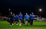 25 October 2021; Waterford players arrives before the SSE Airtricity League Premier Division match between Bohemians and Waterford at Dalymount Park in Dublin. Photo by Seb Daly/Sportsfile