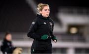25 October 2021; Megan Connolly during a Republic of Ireland Women training session at Helsinki Olympic Stadium in Helsinki, Finland. Photo by Stephen McCarthy/Sportsfile