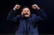 25 October 2021; Waterford manager Marc Bircham celebrates after his side's victory in the SSE Airtricity League Premier Division match between Bohemians and Waterford at Dalymount Park in Dublin. Photo by Seb Daly/Sportsfile