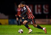 25 October 2021; Roland Idowu of Bohemians during the SSE Airtricity League Premier Division match between Bohemians and Waterford at Dalymount Park in Dublin. Photo by Seb Daly/Sportsfile