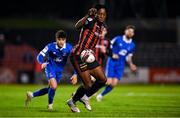 25 October 2021; Promise Omochere of Bohemians during the SSE Airtricity League Premier Division match between Bohemians and Waterford at Dalymount Park in Dublin. Photo by Seb Daly/Sportsfile