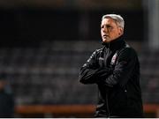 25 October 2021; Bohemians manager Keith Long before the SSE Airtricity League Premier Division match between Bohemians and Waterford at Dalymount Park in Dublin. Photo by Seb Daly/Sportsfile