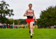 17 October 2021; Tom Mortimer competing in the Senior Men's 7500m  during the Autumn Open International Cross Country at the Sport Ireland Campus in Dublin. Photo by Sam Barnes/Sportsfile