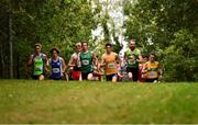 17 October 2021; A general view of the Men's race during the Autumn Open International Cross Country at the Sport Ireland Campus in Dublin. Photo by Sam Barnes/Sportsfile