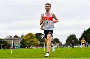 17 October 2021; Thomas McStay of Galway City Harriers AC, competing in the Senior Men's 7500m  during the Autumn Open International Cross Country at the Sport Ireland Campus in Dublin. Photo by Sam Barnes/Sportsfile