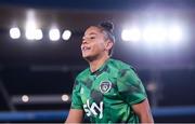 26 October 2021; Rianna Jarrett of Republic of Ireland before the FIFA Women's World Cup 2023 qualifying group A match between Finland and Republic of Ireland at Helsinki Olympic Stadium in Helsinki, Finland. Photo by Stephen McCarthy/Sportsfile