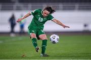 26 October 2021; Áine O'Gorman of Republic of Ireland during the FIFA Women's World Cup 2023 qualifying group A match between Finland and Republic of Ireland at Helsinki Olympic Stadium in Helsinki, Finland. Photo by Stephen McCarthy/Sportsfile