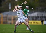 24 October 2021; Jordan Molloy of O'Loughlin Gaels during the Kilkenny County Senior Club Hurling Championship Semi-Final match between Tullaroan and O'Loughlin Gaels at UPMC Nowlan Park in Kilkenny. Photo by Sam Barnes/Sportsfile