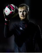 25 October 2021; Dundalk goalkeeper Cameron Yates before the SSE Airtricity League Premier Division match between St Patrick's Athletic and Dundalk at Richmond Park in Dublin. Photo by Ben McShane/Sportsfile