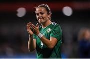 26 October 2021; Simone Magill of Northern Ireland after the FIFA Women's World Cup 2023 qualifying group D match between Northern Ireland and Austria at Seaview in Belfast. Photo by Ramsey Cardy/Sportsfile