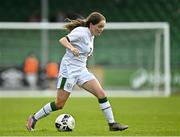 26 October 2021; Aoife Horgan of Republic of Ireland during the UEFA Women's U19 Championship Qualifier Group 5 Qualifying Round 1 League A match between Northern Ireland and Republic of Ireland at Jackman Park in Markets Field, Limerick. Photo by Eóin Noonan/Sportsfile