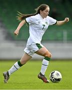 26 October 2021; Aoife Horgan of Republic of Ireland during the UEFA Women's U19 Championship Qualifier Group 5 Qualifying Round 1 League A match between Northern Ireland and Republic of Ireland at Jackman Park in Markets Field, Limerick. Photo by Eóin Noonan/Sportsfile