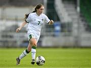 26 October 2021; Aoife Horgan of Republic of Ireland during the UEFA Women's U19 Championship Qualifier Group 5 Qualifying Round 1 League A match between Northern Ireland and Republic of Ireland at Jackman Park in Markets Field, Limerick. Photo by Eóin Noonan/Sportsfile