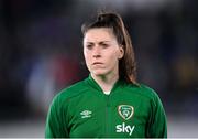 26 October 2021; Lucy Quinn of Republic of Ireland before the FIFA Women's World Cup 2023 qualifying group A match between Finland and Republic of Ireland at Helsinki Olympic Stadium in Helsinki, Finland. Photo by Stephen McCarthy/Sportsfile