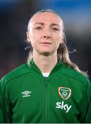 26 October 2021; Louise Quinn of Republic of Ireland before the FIFA Women's World Cup 2023 qualifying group A match between Finland and Republic of Ireland at Helsinki Olympic Stadium in Helsinki, Finland. Photo by Stephen McCarthy/Sportsfile