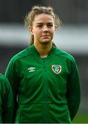 26 October 2021; Rebecca Watkins of Republic of Ireland during the UEFA Women's U19 Championship Qualifier Group 5 Qualifying Round 1 League A match between Northern Ireland and Republic of Ireland at Jackman Park in Markets Field, Limerick. Photo by Eóin Noonan/Sportsfile