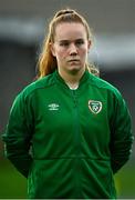 26 October 2021; Muireann Devaney of Republic of Ireland during the UEFA Women's U19 Championship Qualifier Group 5 Qualifying Round 1 League A match between Northern Ireland and Republic of Ireland at Jackman Park in Markets Field, Limerick. Photo by Eóin Noonan/Sportsfile