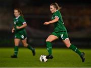 23 October 2021; Kerryanne Brown of Republic of Ireland during the UEFA Women's U19 Championship Qualifier match between Switzerland and Republic of Ireland at Markets Field in Limerick. Photo by Eóin Noonan/Sportsfile
