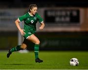 23 October 2021; Rebecca Watkins of Republic of Ireland during the UEFA Women's U19 Championship Qualifier match between Switzerland and Republic of Ireland at Markets Field in Limerick. Photo by Eóin Noonan/Sportsfile