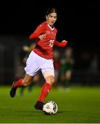 23 October 2021; Giulia Schlup of Switzerland during the UEFA Women's U19 Championship Qualifier match between Switzerland and Republic of Ireland at Markets Field in Limerick. Photo by Eóin Noonan/Sportsfile