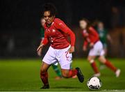 23 October 2021; Ella Touon of Switzerland during the UEFA Women's U19 Championship Qualifier match between Switzerland and Republic of Ireland at Markets Field in Limerick. Photo by Eóin Noonan/Sportsfile