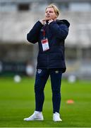 23 October 2021; Republic of Ireland staff Aidan Connell before the UEFA Women's U19 Championship Qualifier match between Switzerland and Republic of Ireland at Markets Field in Limerick. Photo by Eóin Noonan/Sportsfile