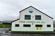 23 October 2021; A general view of the clubhouse at Davitt Park, home of Achill GAA club, at Achill Sound in Mayo. Photo by Brendan Moran/Sportsfile
