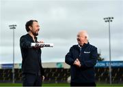 28 October 2021; Record Media Creative Director James Wynne, left, pictured with Irish Runner Magazine Founder Frank Greally at the announcement of the new partnership which will see the development of a new multimedia strategy for the Irish Runner brand. Photo by David Fitzgerald/Sportsfile