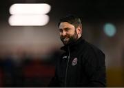 27 August 2021; Bohemians manager Craig Sexton before the EA Sports U19 Enda McGuill Cup Final match between Derry City and Bohemians at the Ryan McBride Brandywell Stadium in Derry. Photo by Piaras Ó Mídheach/Sportsfile