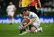 23 October 2021; Mike Lowry of Ulster during the United Rugby Championship match between Connacht and Ulster at Aviva Stadium in Dublin. Photo by David Fitzgerald/Sportsfile