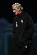 27 August 2021; Derry City coach Jim McGuinness during the EA Sports U19 Enda McGuill Cup Final match between Derry City and Bohemians at the Ryan McBride Brandywell Stadium in Derry. Photo by Piaras Ó Mídheach/Sportsfile