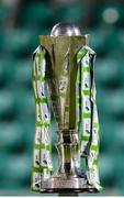 29 October 2021; The league winners trophy on the pitch before the SSE Airtricity League Premier Division match between Shamrock Rovers and Finn Harps at Tallaght Stadium in Dublin. Photo by Stephen McCarthy/Sportsfile