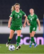 26 October 2021; Megan Connolly of Republic of Ireland  during the FIFA Women's World Cup 2023 qualifying group A match between Finland and Republic of Ireland at Helsinki Olympic Stadium in Helsinki, Finland. Photo by Stephen McCarthy/Sportsfile